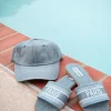 Brunette The Label Denim Ball Cap - Light Denim
