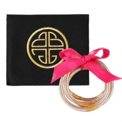 BuDhaGirl Champagne All Weather Bangles MD (Set of 6)