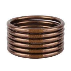 BuDhaGirl Meteorite All Weather Bangles LG (Set of 6)