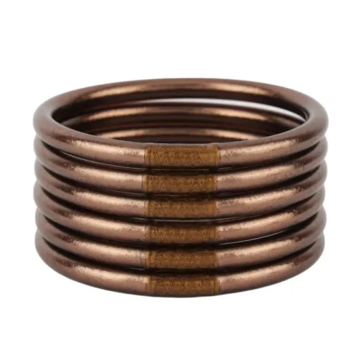 BuDhaGirl Meteorite All Weather Bangles LG (Set of 6)