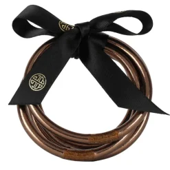 BuDhaGirl Meteorite All Weather Bangles LG (Set of 6)