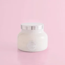 capri BLUE White Signature Jar, 19 oz