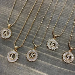 Farrah B Yours Truly Initial Necklace