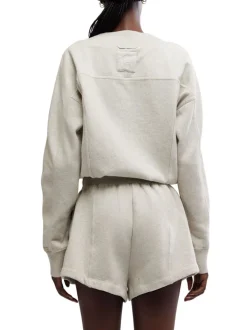 Free People Movement Intercept Romper - Heather Grey