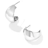 Kendra Scott Krista Metal Hoop Earrings - Silver