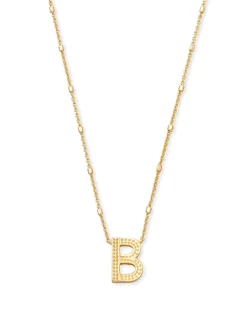 Kendra Scott Letter Pendant Necklace