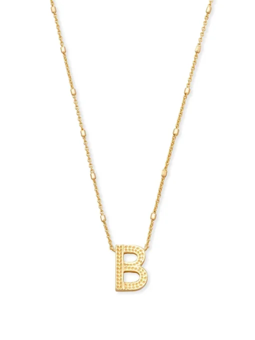 Kendra Scott Letter Pendant Necklace