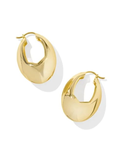 Kendra Scott Liana Hoop Earrings - Gold