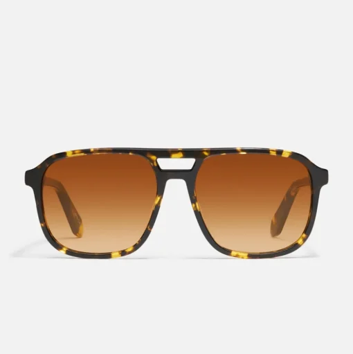 Quay On The Fly Sunglasses - Shiny Yellow Tortoise