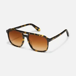 Quay On The Fly Sunglasses - Shiny Yellow Tortoise