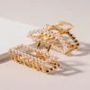 Small Open Pearl Hair Clip
