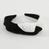 The Color Block Headband -Black/White
