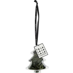Velvet Tree Ornament Scrunchie - Green