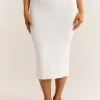Z Supply Aveen Midi Skirt - White