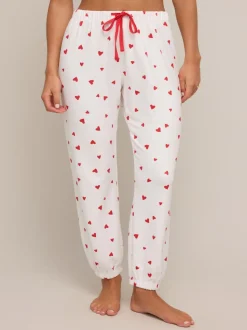 Z Supply Classic Heart Joggers - Rendezvous