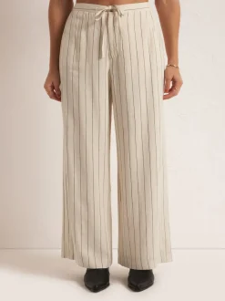 Z Supply Cortez Pinstripe Pant - Sandstone