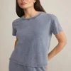 Z Supply Go To Denim Tee - Medium Indigo