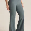 Z Supply Hit The Studio Flare Leggings - Thunder Cloud