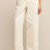 Z Supply Lou Denim Pants - Off White
