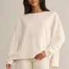 Z Supply Modern Weekender Crew Neck - Sea Salt