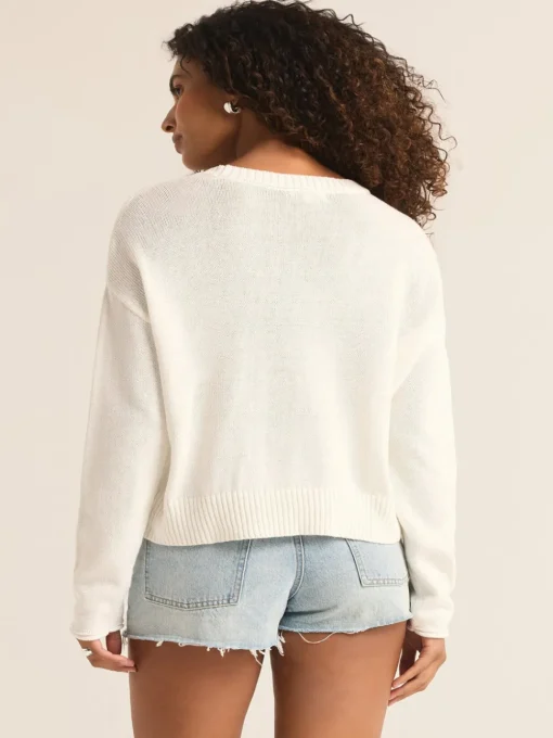 Z Supply Sienna Local Sweater - White