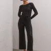 Z Supply Skyler Sequin Pants - Black