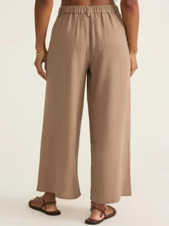 Z Supply Vista Linen Pant - Iced Coffee
